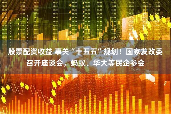 股票配资收益 事关“十五五”规划！国家发改委召开座谈会，蚂蚁、华大等民企参会