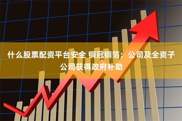 什么股票配资平台安全 铜冠铜箔：公司及全资子公司获得政府补助
